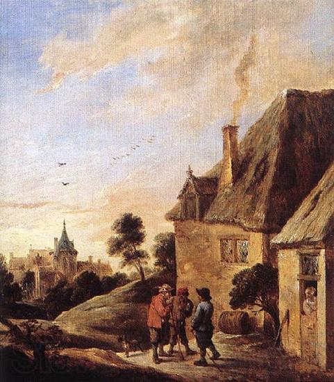 David Teniers the Younger Village Scene Norge oil painting art